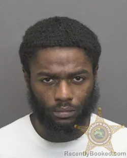 Mugshot of Lazarion Anir Mcbaine booked in Vanderburgh County, Indiana on July 31, 2026