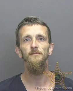 Mugshot of Caleb Michael Moran booked in Vanderburgh County, Indiana on August 1, 2026