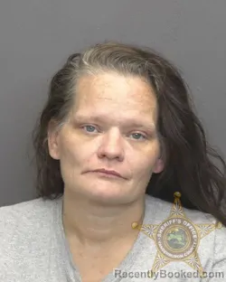 Mugshot of Amanda Mechelle Miles booked in Vanderburgh County, Indiana on August 1, 2026