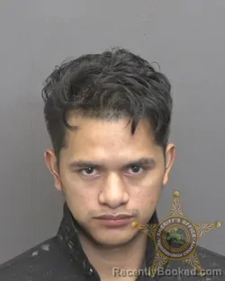 Mugshot of Bartolo Garcia Gregorio booked in Vanderburgh County, Indiana on August 2, 2026
