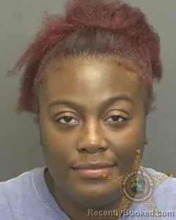 Mugshot of Enihjah Jonai Fox booked in Vanderburgh County, Indiana on August 2, 2026