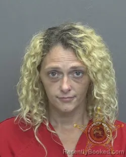 Mugshot of Hallie Nicole Kanzler booked in Vanderburgh County, Indiana on August 2, 2026