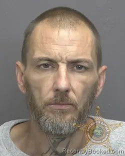 Mugshot of Joshua Steven Redfield booked in Vanderburgh County, Indiana on August 3, 2026