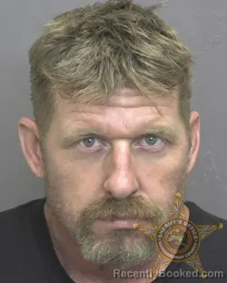 Mugshot of John Louis Luttrull booked in Vanderburgh County, Indiana on August 3, 2026