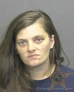 Mugshot of Brattany Ann Williamson booked in Vanderburgh County, Indiana on August 3, 2026
