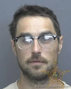 Mugshot of Joseph Randall Dodd booked in Vanderburgh County, Indiana on August 3, 2026