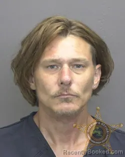 Mugshot of Rocky Wayne Decorrevont booked in Vanderburgh County, Indiana on August 4, 2026