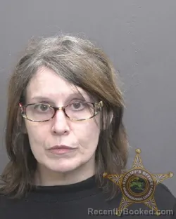 Mugshot of Jennifer Sue Stewart booked in Vanderburgh County, Indiana on August 4, 2026