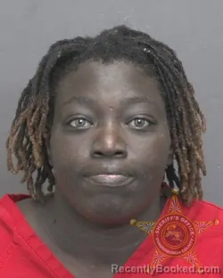Mugshot of Raven Symone Lashun Stallworth booked in Vanderburgh County, Indiana on August 4, 2026