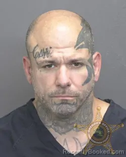 Mugshot of Jeremy Michael Wood booked in Vanderburgh County, Indiana on August 4, 2026