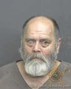 Mugshot of Gary Alan Parsons booked in Vanderburgh County, Indiana on August 4, 2026