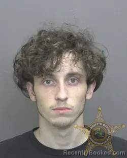 Mugshot of Cameron Shawn Barnett booked in Vanderburgh County, Indiana on August 4, 2026