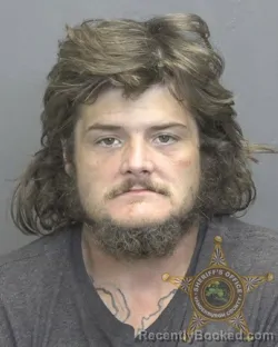 Mugshot of Brian Scott Garrett booked in Vanderburgh County, Indiana on August 4, 2026