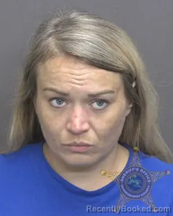 Mugshot of COURTNEY LYNNMARIE FORONDA booked in Vanderburgh County, Indiana on August 5, 2026