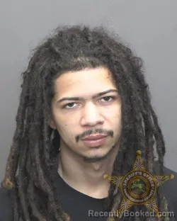 Mugshot of Tyrron Jonathan Stewart booked in Vanderburgh County, Indiana on August 7, 2026