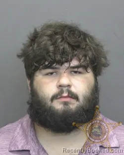 Mugshot of Jeremiah Daniel Canniff booked in Vanderburgh County, Indiana on August 7, 2026