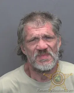 Mugshot of James Richard Connelly booked in Vanderburgh County, Indiana on August 7, 2026