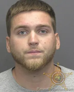Mugshot of Kyler Bryce Gamboa booked in Vanderburgh County, Indiana on August 7, 2026