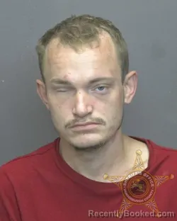 Mugshot of Brandon Joshua Berry booked in Vanderburgh County, Indiana on August 7, 2026