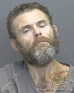 Mugshot of Christopher Lee Wolf booked in Vanderburgh County, Indiana on August 8, 2026