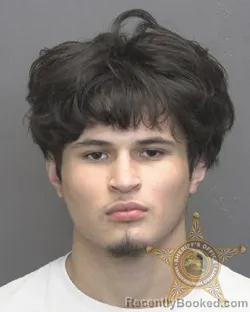 Mugshot of Noah Noel Gonzalez booked in Vanderburgh County, Indiana on August 8, 2026
