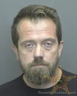 Mugshot of Bryan Andrew Miller booked in Vanderburgh County, Indiana on August 9, 2026