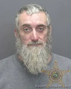 Mugshot of James Michael Buttrum booked in Vanderburgh County, Indiana on August 9, 2026