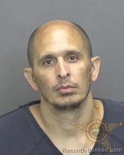 Mugshot of Jesus Donald Rodriguez booked in Vanderburgh County, Indiana on August 10, 2026