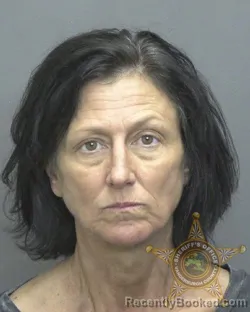 Mugshot of Collene Lee Morris booked in Vanderburgh County, Indiana on August 10, 2026