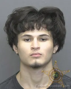 Mugshot of Noah Noel Gonzalez booked in Vanderburgh County, Indiana on August 10, 2026
