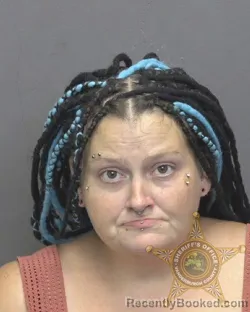 Mugshot of Phadra Corrine Autrey booked in Vanderburgh County, Indiana on August 11, 2026