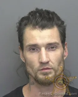 Mugshot of Justin Michael Walker booked in Vanderburgh County, Indiana on August 12, 2026