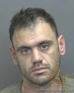 Mugshot of Joshua Jerome Pilachowski booked in Vanderburgh County, Indiana on August 12, 2026