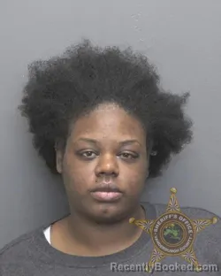 Mugshot of Jala Renee Nichole Lyle booked in Vanderburgh County, Indiana on August 12, 2026