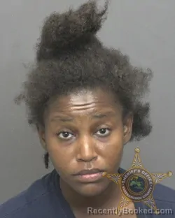 Mugshot of Midori Aujanae Colbert booked in Vanderburgh County, Indiana on August 13, 2026