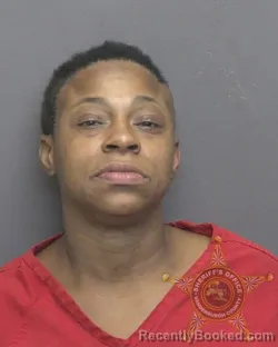 Mugshot of Arnetta Elonda Hazelwood booked in Vanderburgh County, Indiana on August 15, 2026