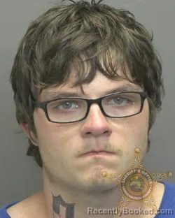 Mugshot of Logan Wayne Morris booked in Vanderburgh County, Indiana on August 17, 2026