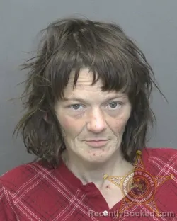 Mugshot of Tiffany Marie Grogg booked in Vanderburgh County, Indiana on August 17, 2026