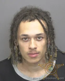 Mugshot of Dadrian Lamar Coleman booked in Vanderburgh County, Indiana on August 17, 2026