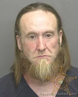 Mugshot of Randall Kent Logsdon booked in Vanderburgh County, Indiana on August 17, 2026