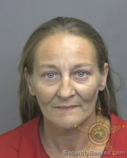 Mugshot of Jennifer Ann Tucker booked in Vanderburgh County, Indiana on August 18, 2026
