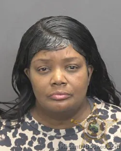 Mugshot of Deneca Renee Roach booked in Vanderburgh County, Indiana on August 18, 2026