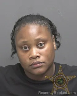 Mugshot of Tashyra Glanisha Johnson booked in Vanderburgh County, Indiana on August 19, 2026