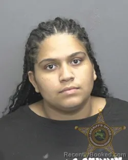 Mugshot of Terriana Nicole Brown booked in Vanderburgh County, Indiana on August 20, 2026