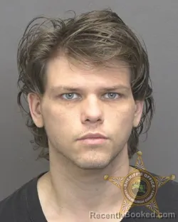 Mugshot of Sean Michael Lee Hale booked in Vanderburgh County, Indiana on August 20, 2026