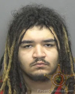 Mugshot of Kendan Brent Lee Thomas booked in Vanderburgh County, Indiana on August 20, 2026