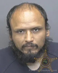 Mugshot of Cesar Hernandez Hernandez Contreras booked in Vanderburgh County, Indiana on August 21, 2026
