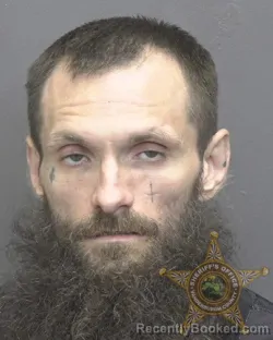 Mugshot of Sean Michael Keith booked in Vanderburgh County, Indiana on August 21, 2026