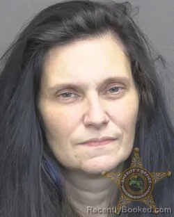 Mugshot of Brandie Michelle Christmas booked in Vanderburgh County, Indiana on August 21, 2026