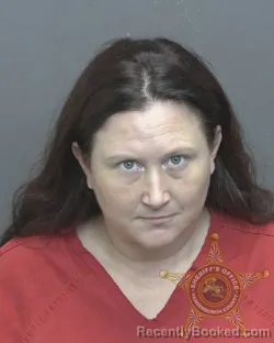 Mugshot of Lexie Jo Biggerstaff booked in Vanderburgh County, Indiana on August 22, 2026